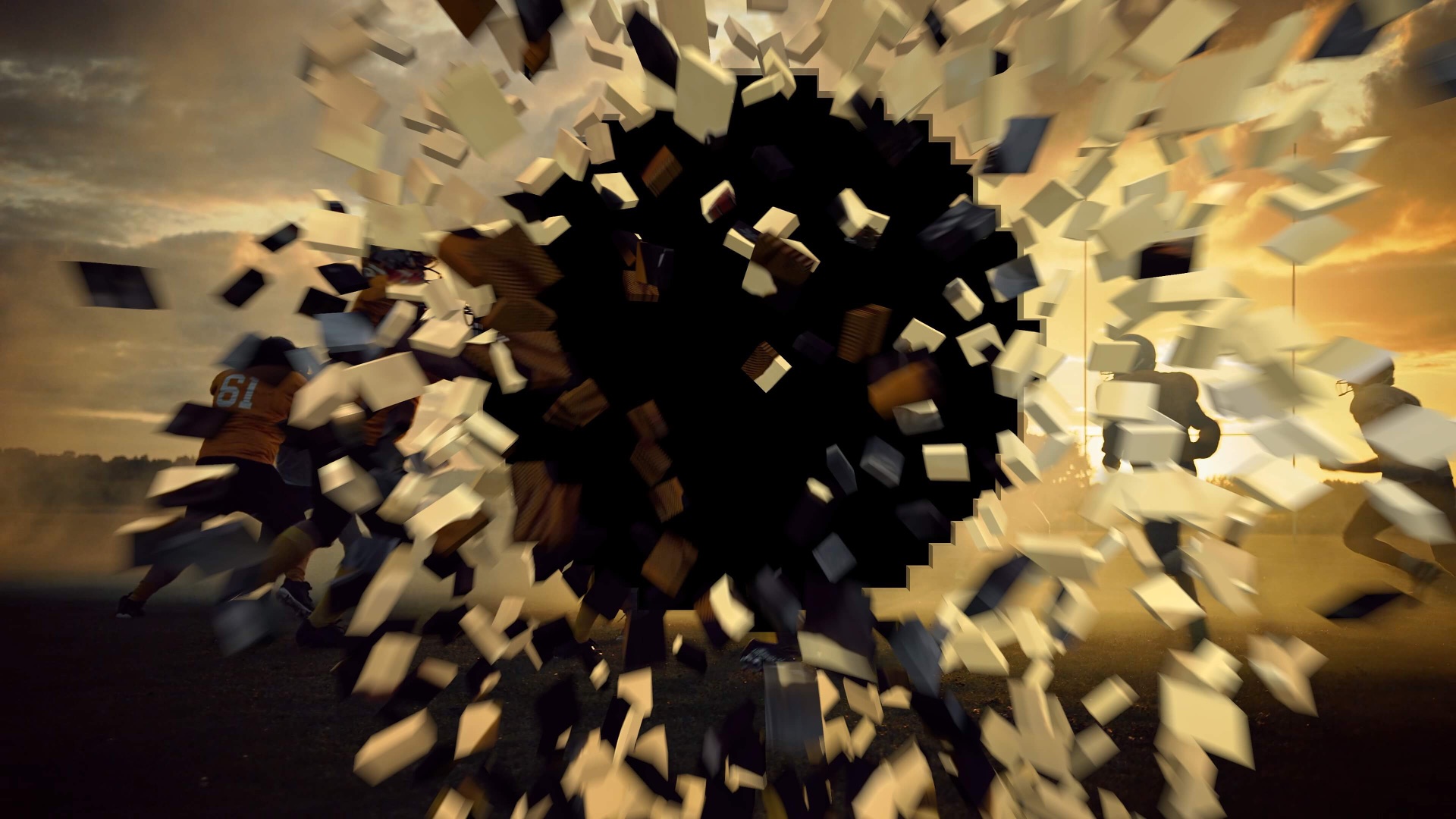 Shatter 3D glass shatter plugin for Final Cut Pro — realistic fragments with light and shadows