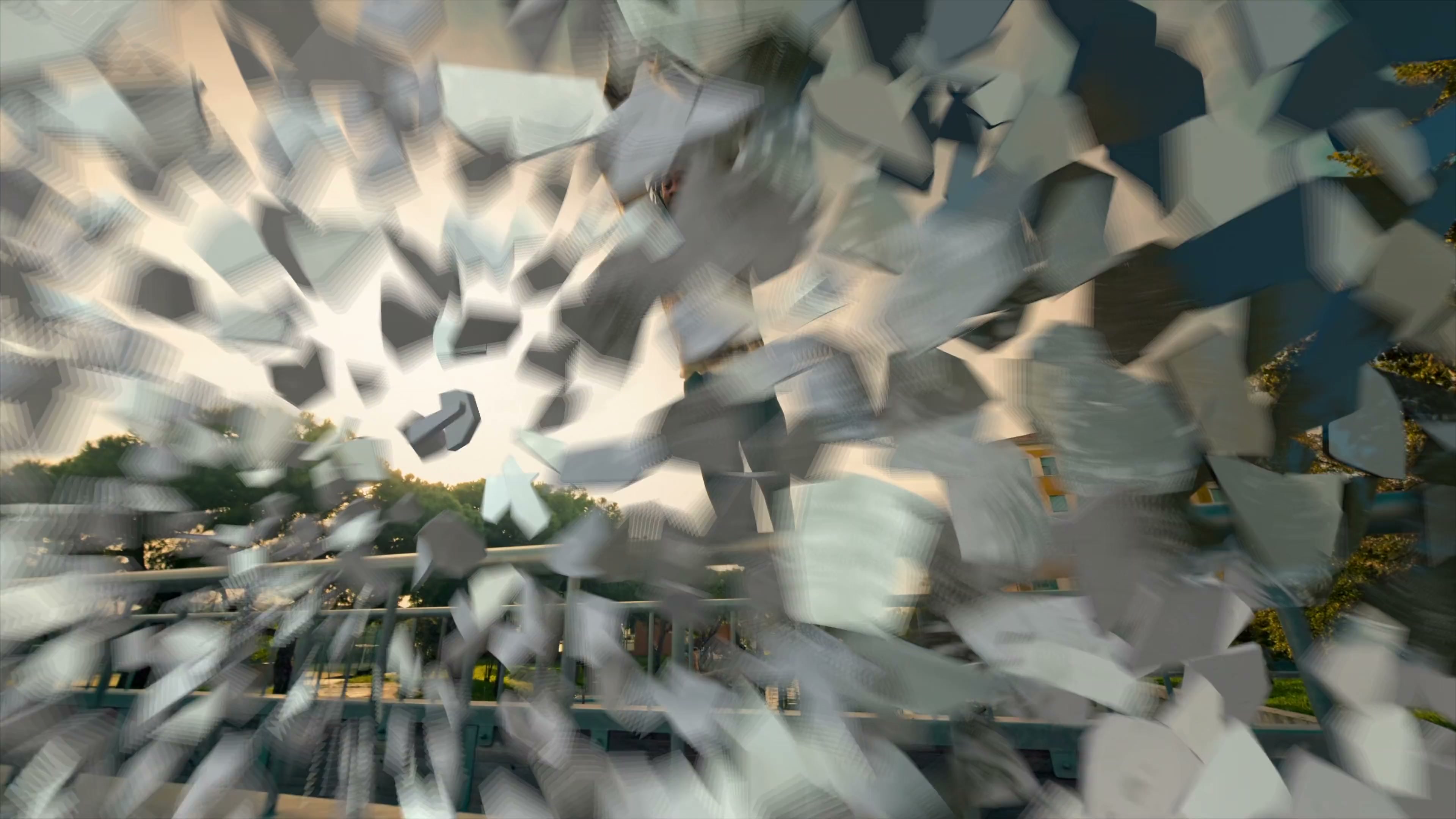 SHATTER applied to broadcast footage in Final Cut Pro